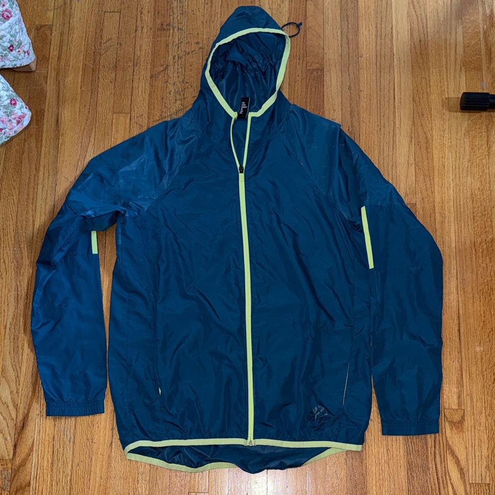 Adidas Blue Windbreaker Jacket